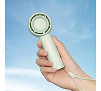 JISULIFE Mini Ventilatore Portatile - Design Sicuro Senza Pale, Potente Ventilatore Turbo Portatile con 5 Velocità, Tempo di Raffreddamento Massimo di 16 Ore, Piccola Tasca per Viaggi/Lash
