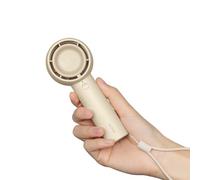 JISULIFE Mini Ventilatore Portatile - Design Sicuro Senza Pale, Potente Ventilatore Turbo Portatile con 3 Velocità, Piccolo Design Tascabile per Viaggi/Lash, Regalo per Ragazze/Donne