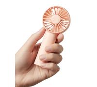 JISULIFE Mini ventilatore USB Silence Ventilatori portatili ricaricabili portatili Dispositivo di raffreddamento dell'aria verticale 2000 mAH Mini Fan Pink