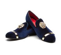 JITAI Mocassini Eleganti da Uomo Moda Scarpe Casual Scarpe Eleganti da Uomo, Blu 02, 43 EU (10 UK)