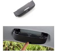 JITEM Custodia Occhiali da Sole Auto per Alfa Romeo Giulia Stelvio Mito Giulietta Tonale Alfa 4C, Porta Occhiali Parasole Scatola Organizer Vani Contenitori Interni Accessori,A/Black