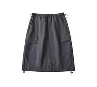 JITEM Gonna Cargo da Donna con Coulisse in Vita al Ginocchio, Gonna Estiva retrò a Linea A con Tasche, Streetwear