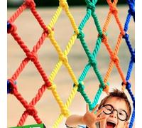 JITEM Rete Protezione Bambini Rete per Balcone Esterno Rete Protettiva in Nylon colorato per Esterni per parchi Giochi, asili Nido, balconi, Scale, Case sugli Alberi(Size:3x4m(10 * 13ft))