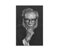 JITENG Isaac-Asimov - Poster su tela, motivo: scrittore famoso Isaac-Asimov, 30 x 45 cm