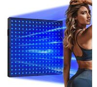 JITESY Lampada abbronzante per la casa, 225 pezzi, 460 NM, solarium per il viso, supporto regolabile e ganci sospesi, solarium, per la casa per il corpo e il viso (nero)