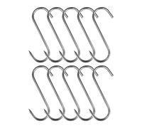 JITNGA 10 Ganci A S In Acciaio Inox 12 Cm Per Macellaio Utilizzati In Cucine Fumatori Per La Lavorazione Della Carne