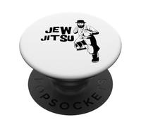 Jitsu Jiu Jitsu Ebrei Rabbino Ebreo Ebraismo ebraico PopSockets PopGrip Adesivo