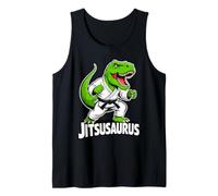 Jitsusaurus Funny Dinosaur Green T-Rex Brazilian Jiu Jitsu Canotta