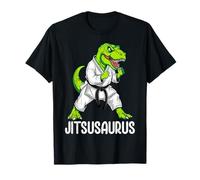 Jitsusaurus Jiu Jitsu Brazillian Ju Jitsu BJJ Uomini Ragazzi Bambini Maglietta