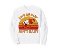 Jiu Jitsu BJJ Shrimpin Ain't Easy Gamberi Gamberi Divertente Felpa