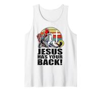 Jiu Jitsu brasiliano Gesù ti guarda le spalle Divertente BJJ Canotta
