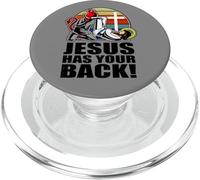 Jiu Jitsu brasiliano Gesù ti guarda le spalle Divertente BJJ PopSockets PopGrip per MagSafe