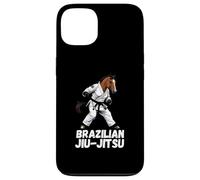 Jiu-Jitsu Cavallo Brasiliano Gi Cintura Nera Artista di Arti Marziali Custodia per iPhone 13