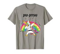 Jiu Jitsu Dabbing Unicorn Design per Ragazze Divertente BJJ Donne Maglietta