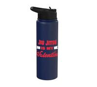 Jiu Jitsu è il mio San Valentino divertente Jiu Jitsu Stainless Steel Insulated Water Bottle