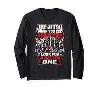 Jiu Jitsu E Scacchi - Grappling, BJJ, MMA Maglia a Manica