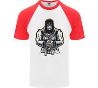 Jiu Jitsu Gorilla MMA Arti Marziali Karate Uomo T-Shirt S/S