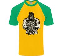 Jiu Jitsu Gorilla MMA Arti Marziali Karate Uomo T-Shirt S/S