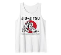Jiu Jitsu Grappling - Il Terreno è Il Mio Spazio Sicuro - MMA BJJ Canotta