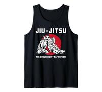 Jiu Jitsu Grappling - Il Terreno è Il Mio Spazio Sicuro - MMA BJJ Canotta