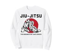 Jiu Jitsu Grappling - Il Terreno è Il Mio Spazio Sicuro - MMA BJJ Felpa