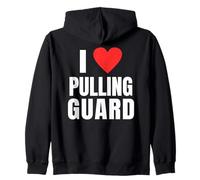 Jiu Jitsu I Love Pulling Guard Funny BJJ Gi No Gi Fighter Felpa con Cappuccio