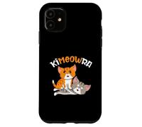 Jiu Jitsu & Kawaii Gatto BJJ Arte Marziale Brasiliana Kimeowra Custodia per iPhone 11