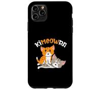 Jiu Jitsu & Kawaii Gatto BJJ Arte Marziale Brasiliana Kimeowra Custodia per iPhone 11 Pro Max
