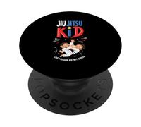 Jiu Jitsu Kid Come Un Ragazzo Normale Ma Più Raffreddare Arte Marziale BJJ PopSockets PopGrip Adesivo