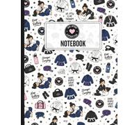 Jiu Jitsu Lifestyle Notebook 1: Black Belt Collection - No Stripes, Female Pattern Design, Paperback Notebook