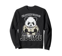 Jiu Jitsu Panda Tutto Quello Che Voglio Fare è Un Simpatico Orso Felpa
