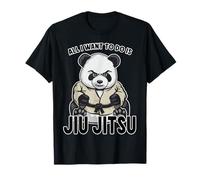Jiu Jitsu Panda Tutto Quello Che Voglio Fare è Un Simpatico Orso Maglietta