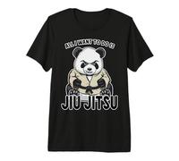 Jiu Jitsu Panda Tutto Quello Che Voglio Fare è Un Simpatico Orso Maglietta Premium