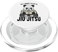 Jiu Jitsu Panda Tutto quello che voglio fare è un simpatico orso PopSockets PopGrip per MagSafe