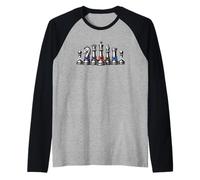 Jiu-Jitsu, Scacchi E Arti Marziali Maglia con Maniche Raglan