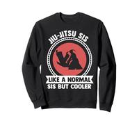Jiu Jitsu Sorella Come Una Sorella Normale Ma Più Freddo Jiu Jitsu Felpa