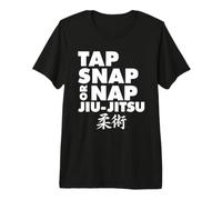Jiu-Jitsu Tap Snap o Nap Maglietta Premium