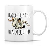 Jiu-Jitsu Tears Of The People I Beat At Jiu-Jitsu Tazze Ceramica Mug Resistente Tazza Per Ufficio Casa Cappuccino 330Ml