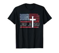 Jiu Jitsu USA Christian Cross Dio Jiu Jitsu E USA Maglietta