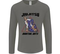 Jiu Jitsu Word Nuvola Mma Misto Arti Marziali Uomo Maniche