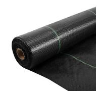 Jiubiaz Tessuto non tessuto per erbacce da giardino, 100 g/m², 100 x 5000 cm, permeabile all'acqua, resistente agli strappi e ai raggi UV, per giardino