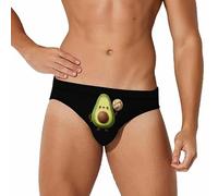 JIUFOTK Avocado1 Giocare a pallavolo Costumi da Bagno da Uomo Bikini Slip da Bagno Costumi da Bagno Pantaloncini da Spiaggia Trunks