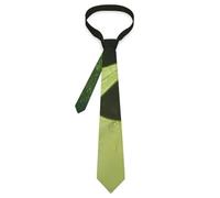 JIUFOTK Frogs Shadow On The Leaf Classic Ties for Men Trendy Graphic Printing Necktie Wedding Business