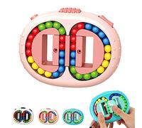 jiuhao - Giocattolo a forma di cubo a forma di cubo magico a forma di cubo rotante a forma di cubo magico a forma di palla giocattolo creativo giocattoli magici di filatura (rosa)