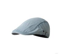 Jiujiutu Berretto Estivo Donna Uomo Beret Baschi e Berretti Cappello Retro Cowboy avanti Coppola Estiva Piatto Basco Hat Regolabile 54-59cm