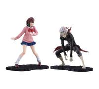 Jiumaocleu Anime Ayase Momo Figura, Okarun Figurine Takakura Ken Combattimento Modello Manga Takakura Ken Figure da collezione PVC 17CM+13CM 2PCS