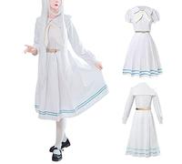 Jiumaocleu Anime Beastars Haru Costume Cosplay Vestito da ragazza a maniche lunghe Abiti estivi Casual Plain Vestito carino Scuola Uniforme Partito Vestito per le donne