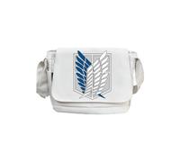 Jiumaocleu Anime Eren Jaeger Borsa a tracolla Levi Figure Erwin Smith Borsa a tracolla 34 * 12 * 28 CM Grande Capacità Anime Zaini Regali Stagione Scuola Borsa Studente, Tipo 2., 34*12*28CM