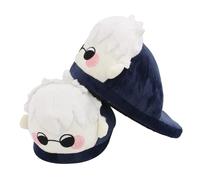 Jiumaocleu Anime Gojo Satoru Pantofole Cotone Pantofole JJK Gojo Satoru Figure Calde Scarpe Antiscivolo Indoor House Pantofole Memory Foam Taglia 36-42, Gojo Satoru, Taglia unica