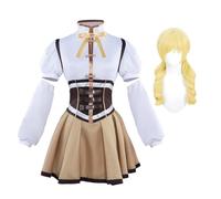 Jiumaocleu Anime Mami Tomoe Cosplay Uniforme Costume Completo Set per le Donne